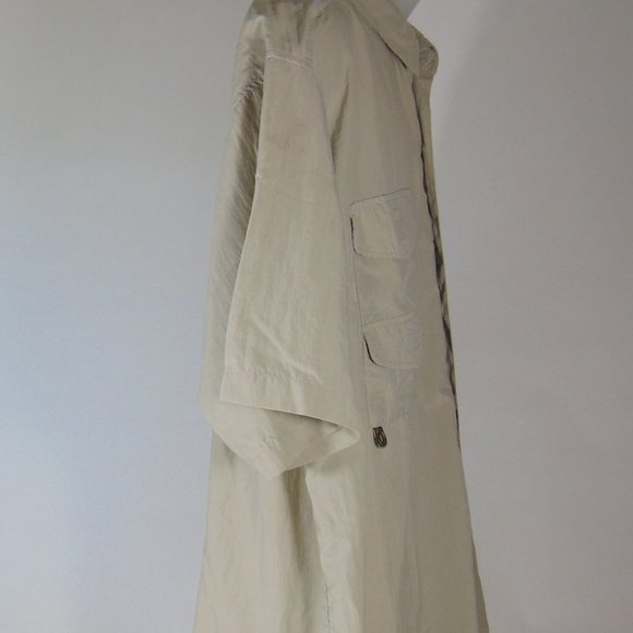 POLYESTER BUTTON-DOWN SHIRT - Picture 12 of 14